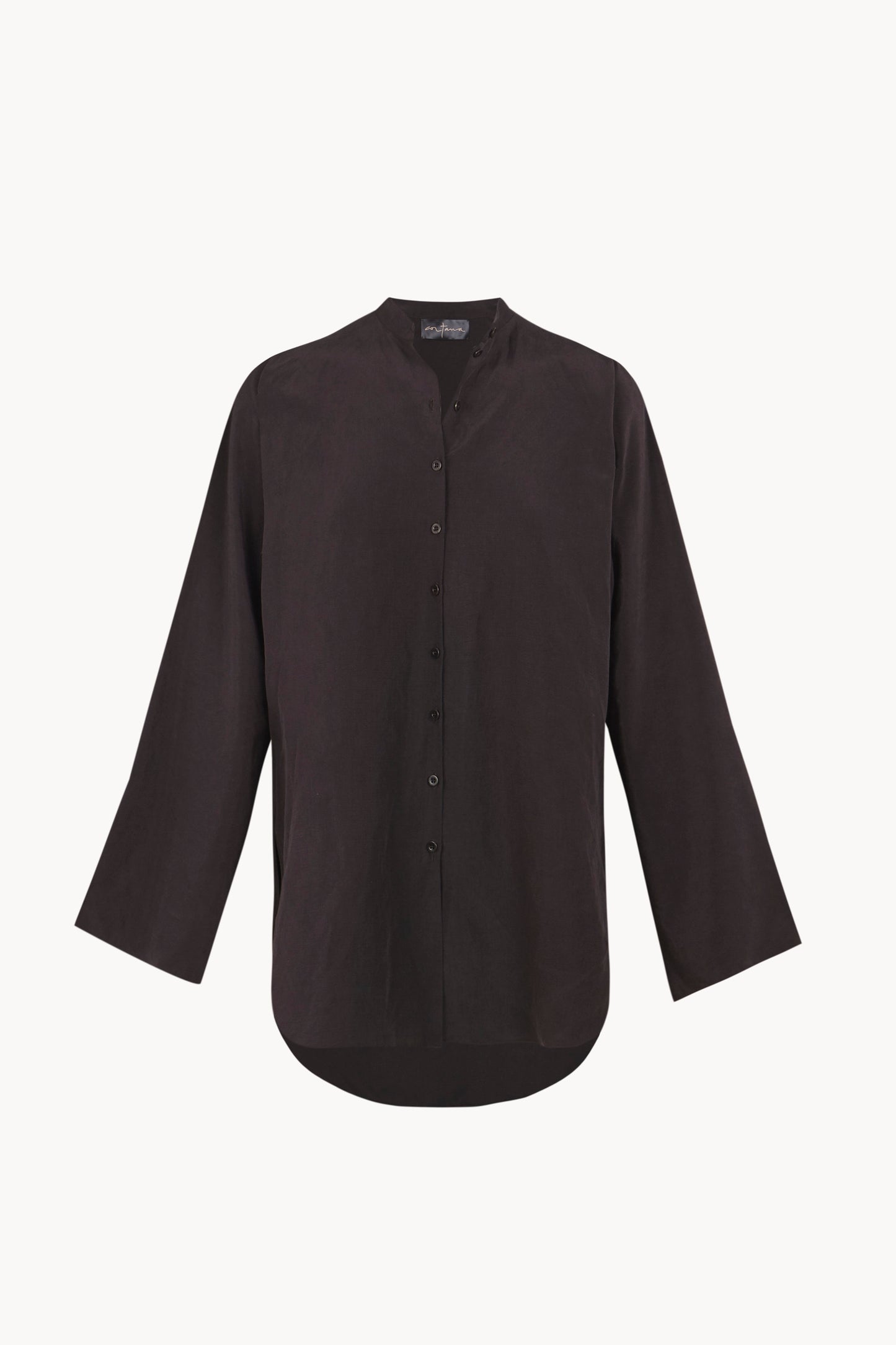 Tilo, camisa de lino y seda moka