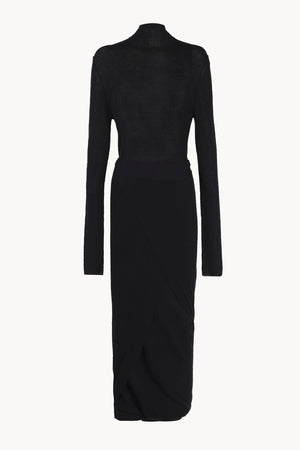 Tiva, vestido transformable de punto negro