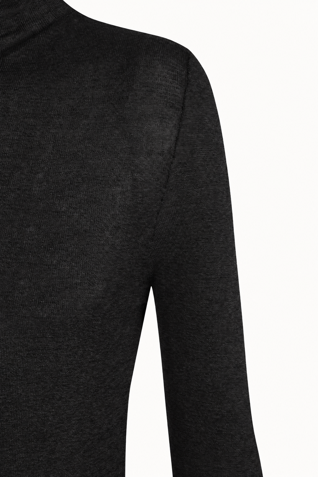 Tiva, jersey de cuello alto negro
