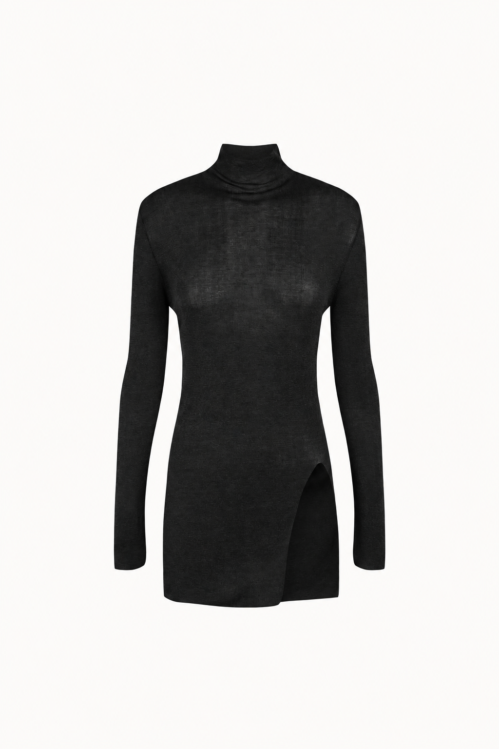 Tiva, black turtleneck jumper