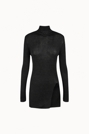 Tiva, jersey de cuello alto negro