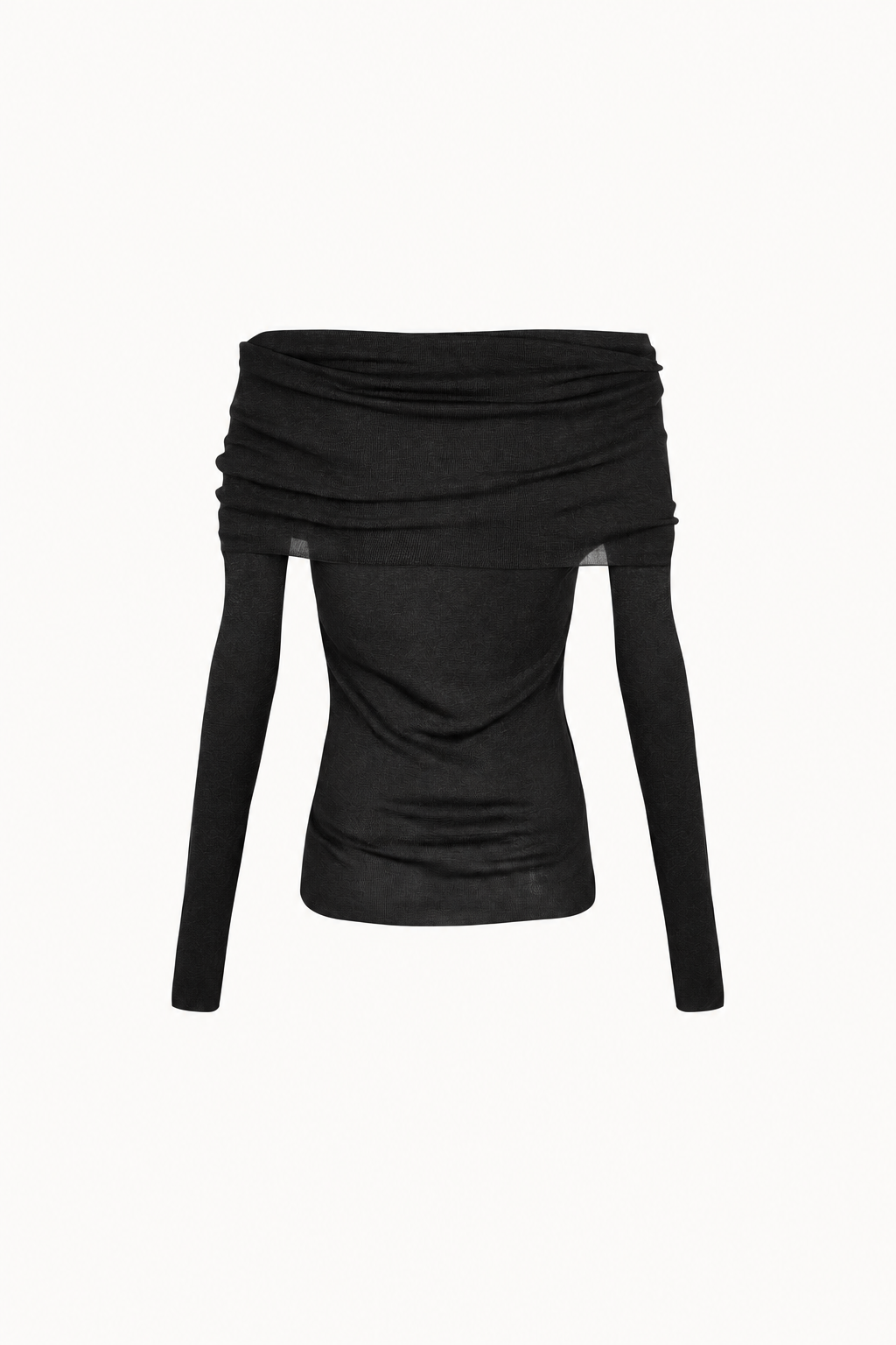Tiva, metallic green draped knit top