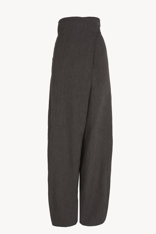 Trapani, striped jacquard pants