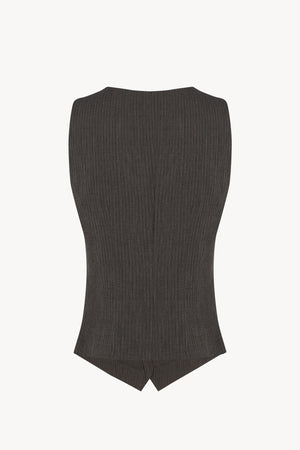 Trapani, striped jacquard vest