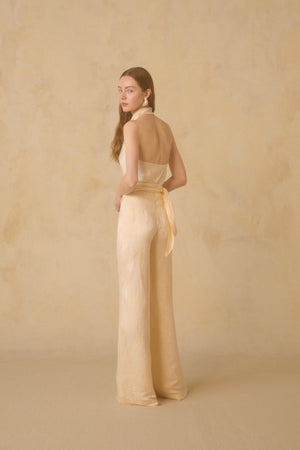 Chaqueta y pantalon Nara, top Tulip