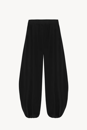 Tunez, pantalon bombacho de seda negro