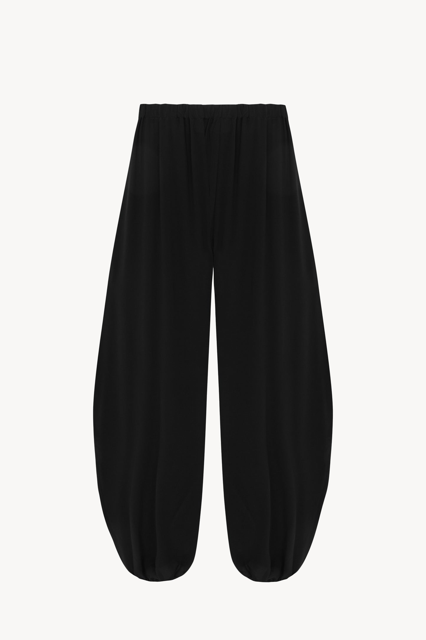 Tunez, pantalon bombacho de seda negro