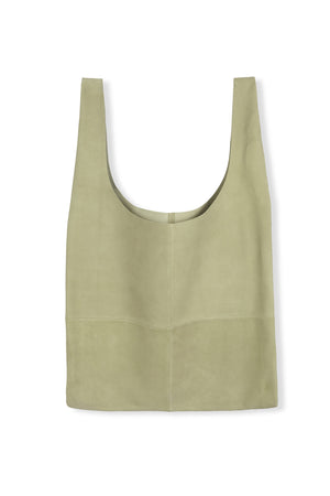 U XL, green suede bag