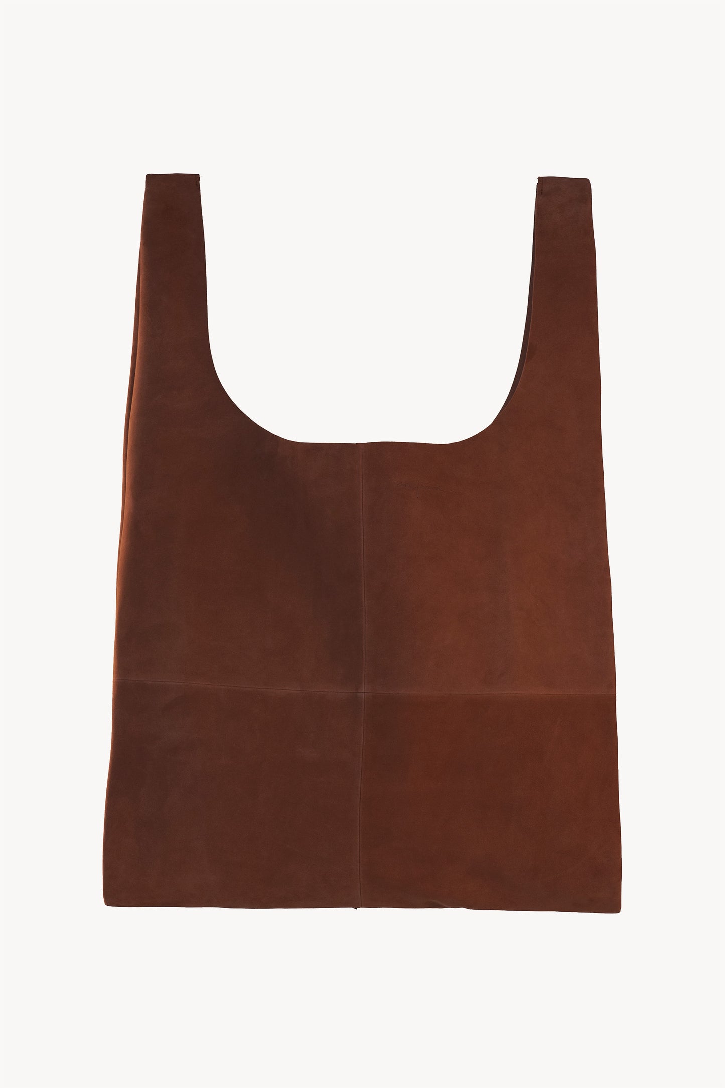 U XL, bolso en ante tabaco