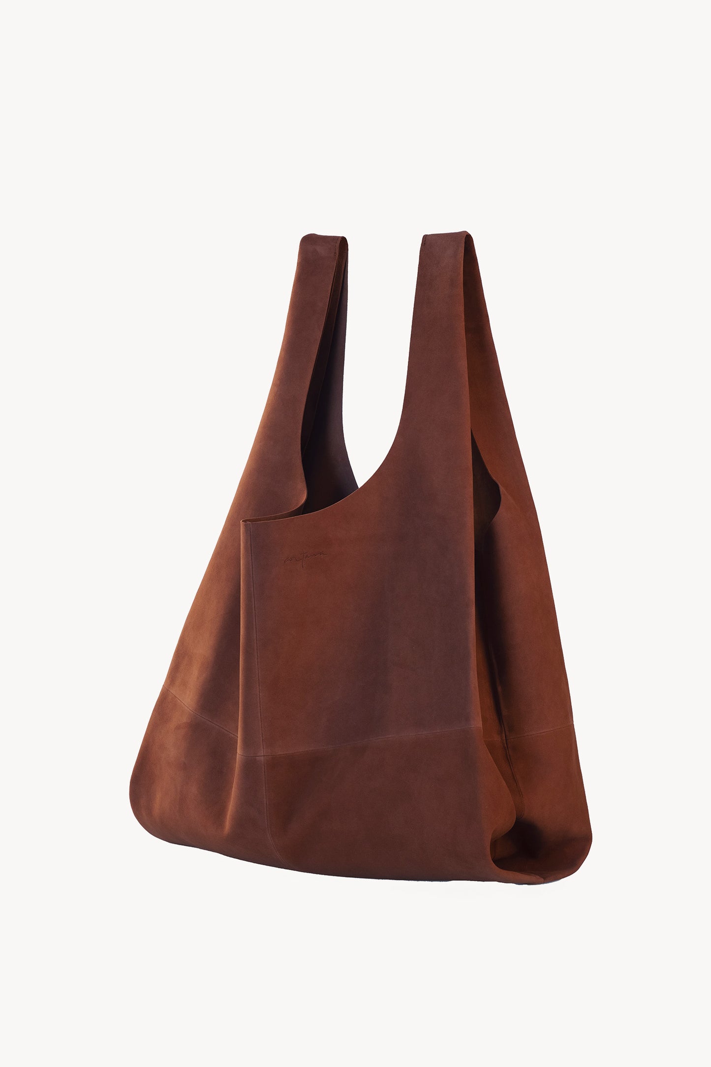 U XL, bolso en ante tabaco