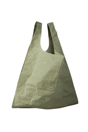 Wax, XL bag in eucalyptus green waxed cotton