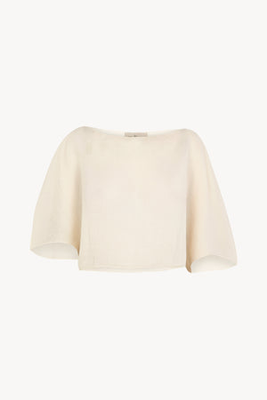 Ufo, top en ramio marfil