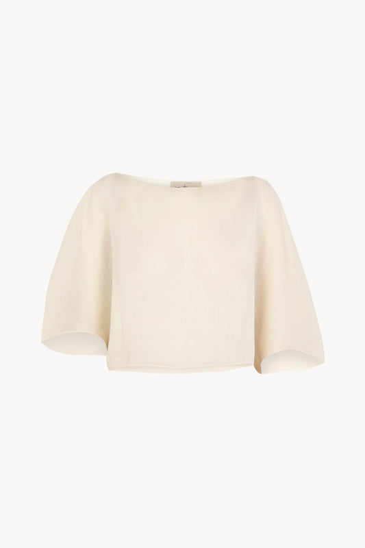 Ufo, ivory ramie top