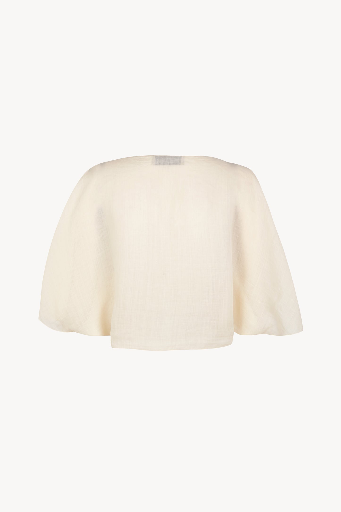 Ufo, top en ramio marfil