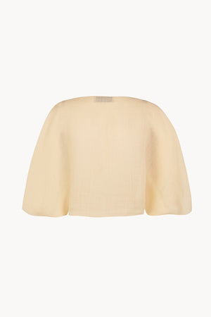 Ufo, ivory ramie top