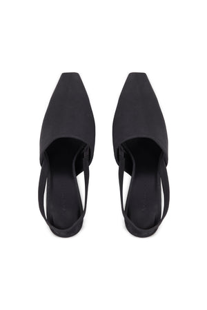 Umbra, graphite wedge sandal