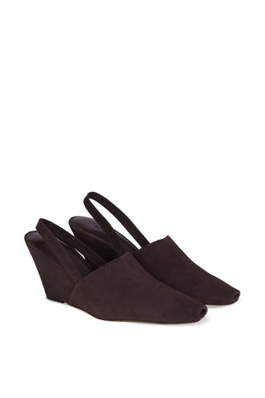 Umbra, dark brown wedge sandal