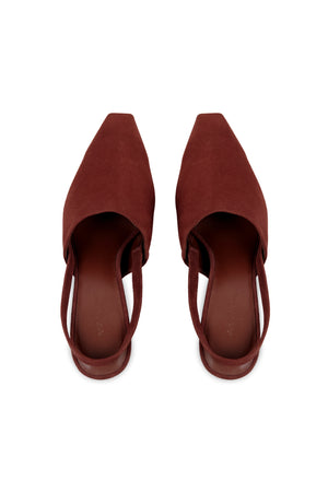 Umbra, tobacco wedge sandal