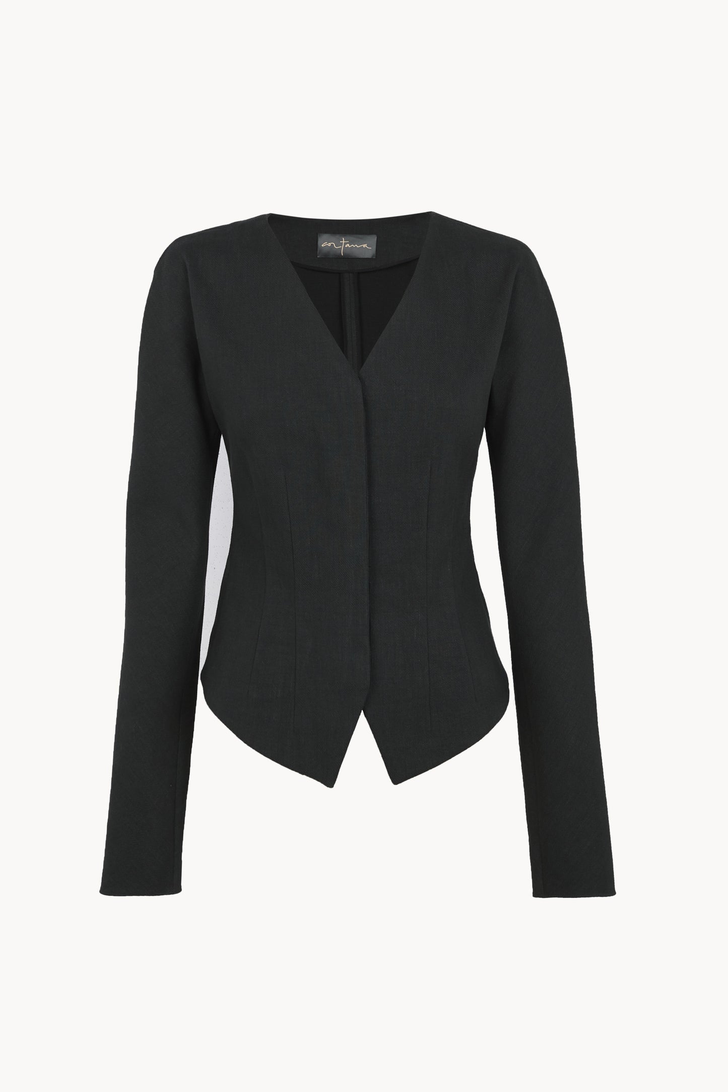 Umbral, night green fitted jacket