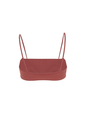 Umi, top bandeau rojo