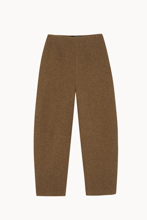 Undo, pantalon de algodon y lana marron