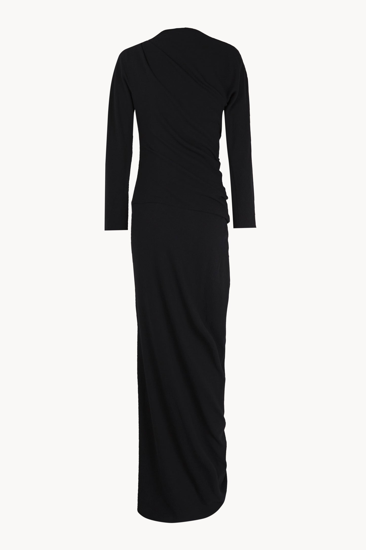 Utopico, black crepe maxi dress