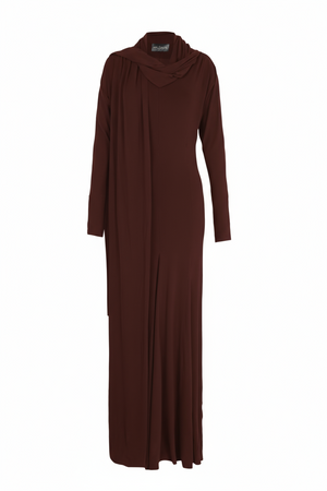 Velora, cherry stretch cupro dress