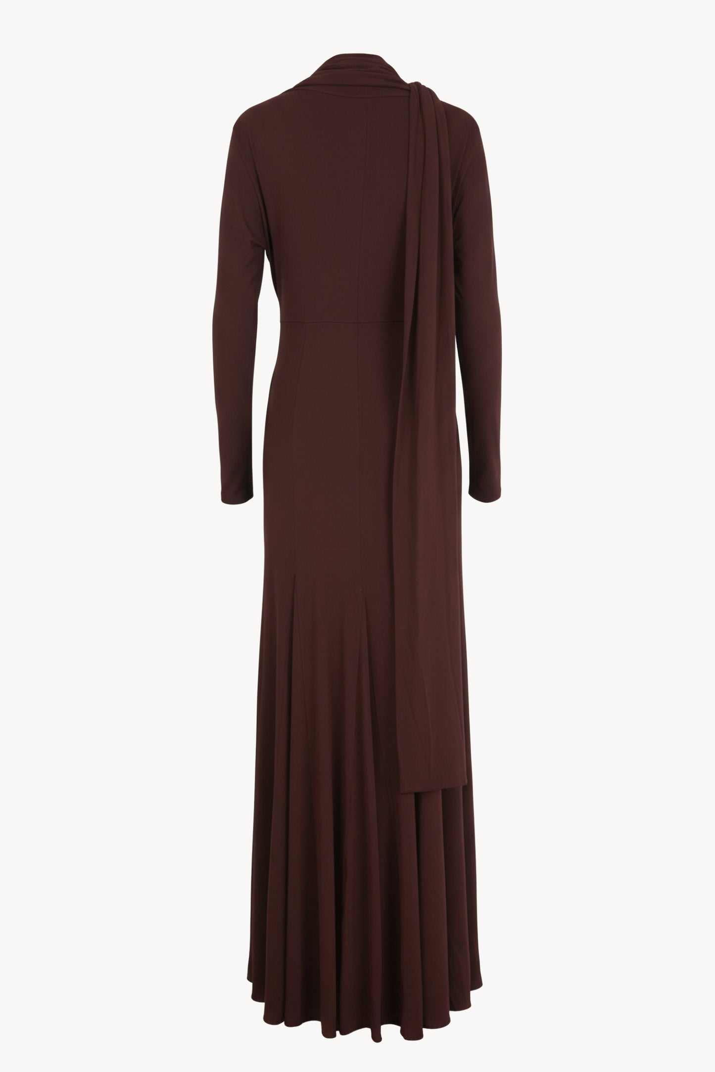 Velora, vestido de cupro stretch cereza