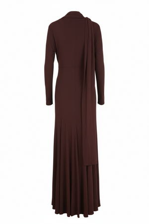 Velora, cherry stretch cupro dress
