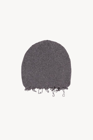 Winter, gorro de lana y cachemir gris melange