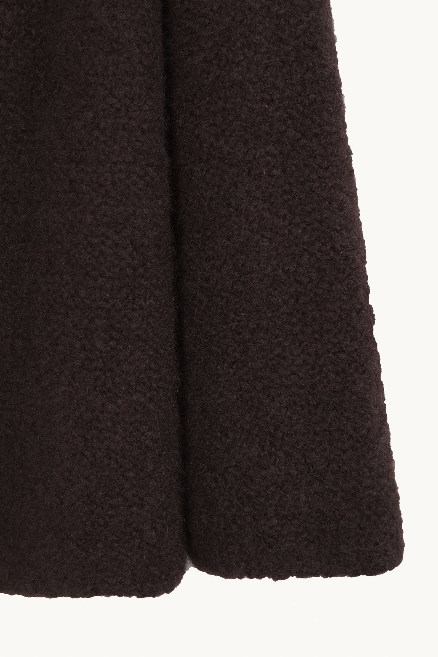 Yara, chaqueta de punto de cachemir y seda marron burdeos