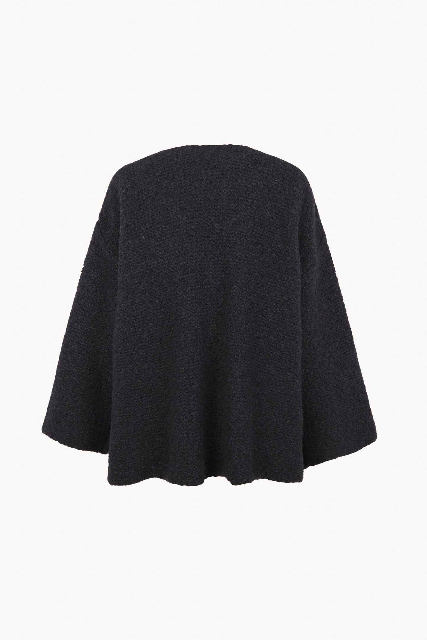 Yara, midnight blue cashmere and silk knit jacket