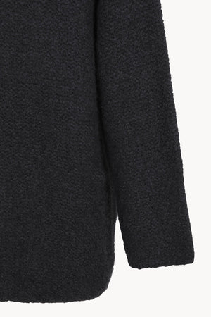 Yara, night blue cashmere and silk jumper