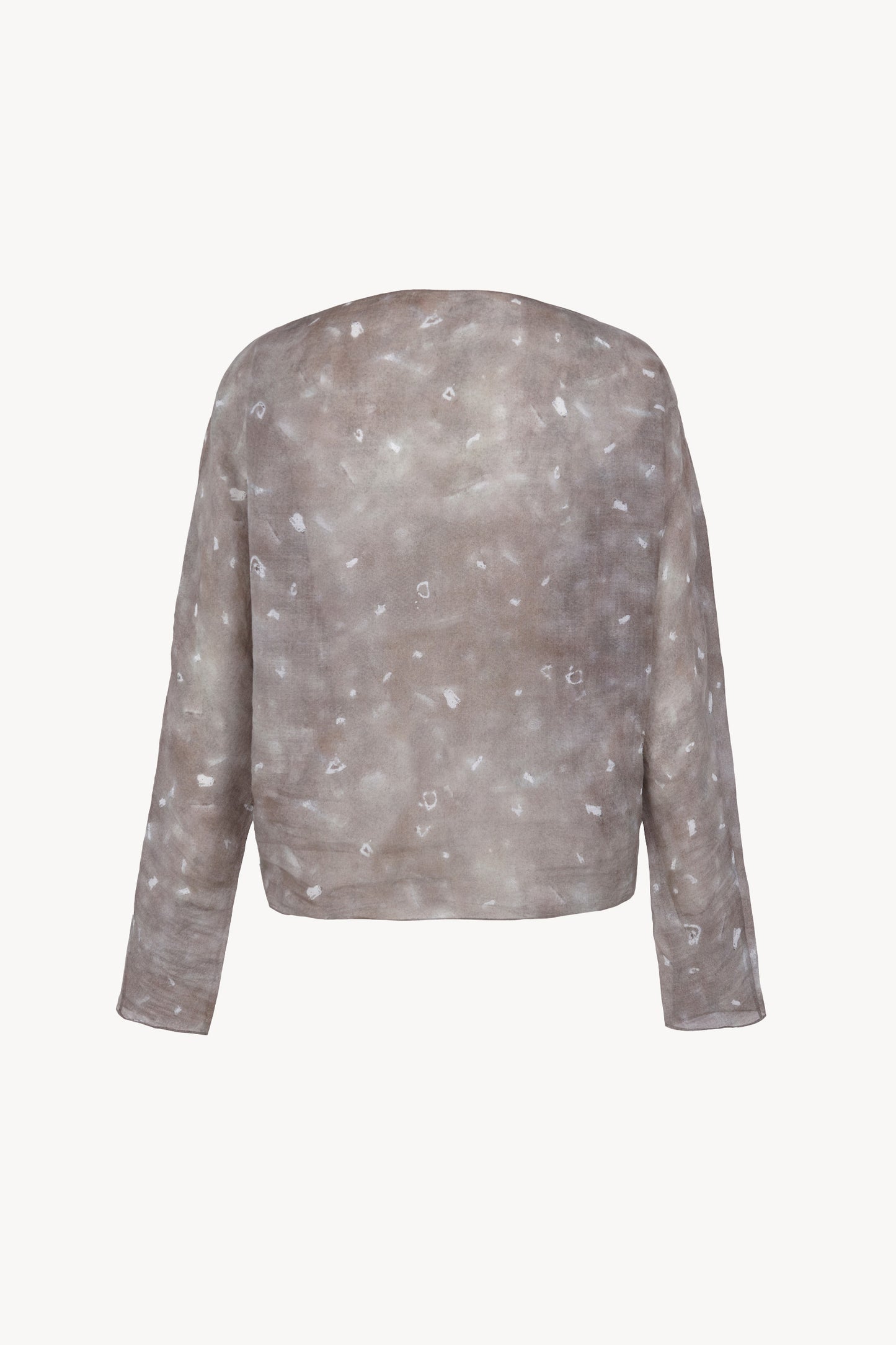 Yo, ayaz print ramie top