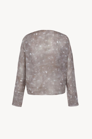 Yo, ayaz print ramie top