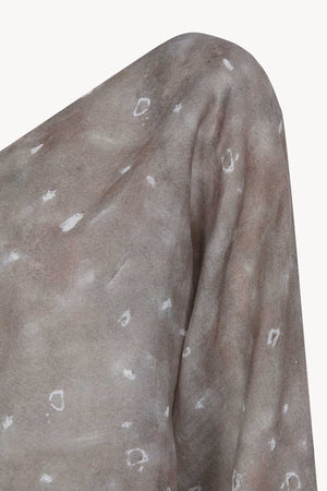 Yo, ayaz print ramie top