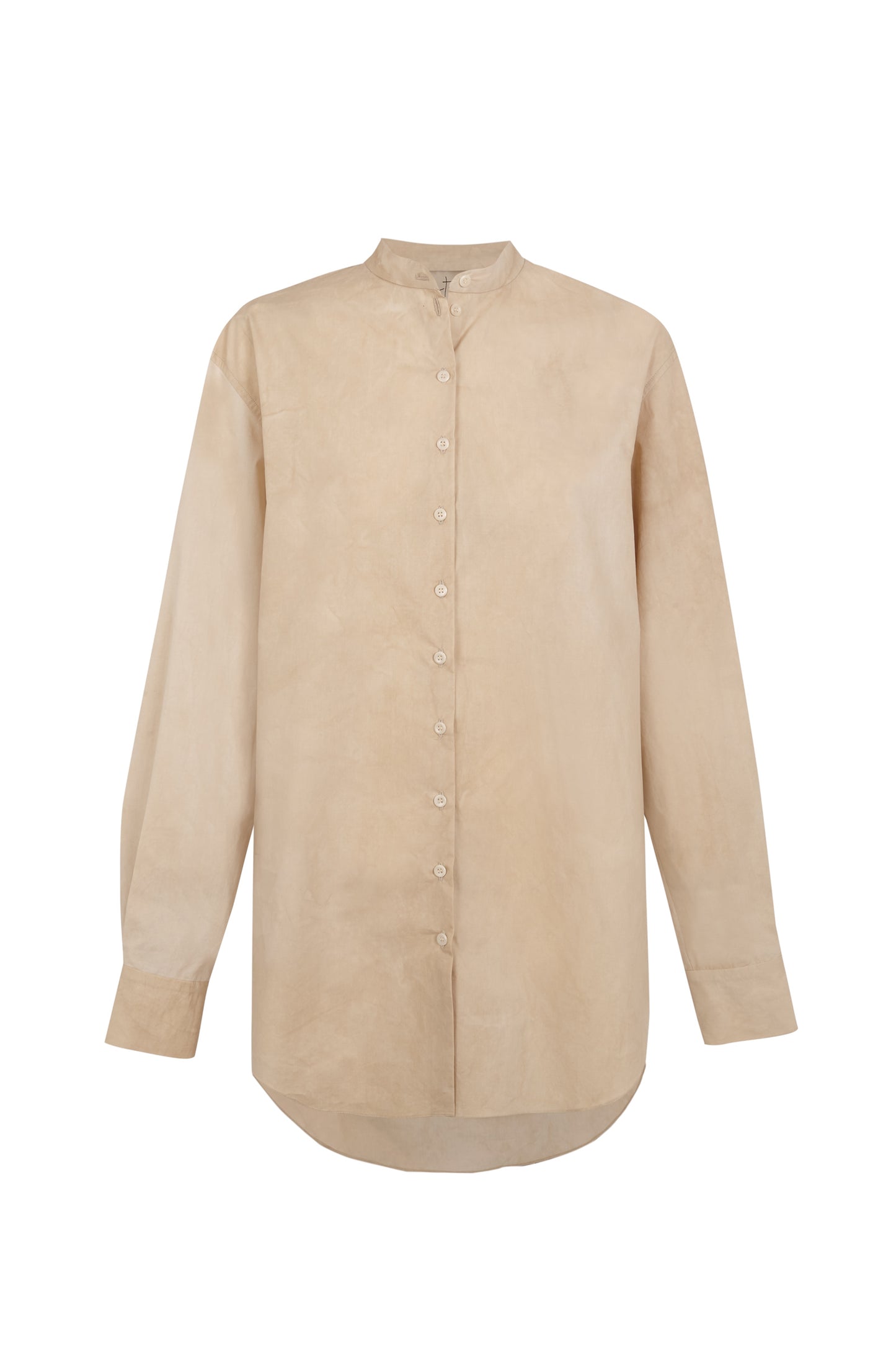 Yoko, camisa popelin beige maltinto