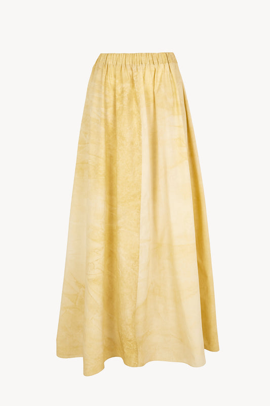 Yoko, falda larga beige mares maltinto