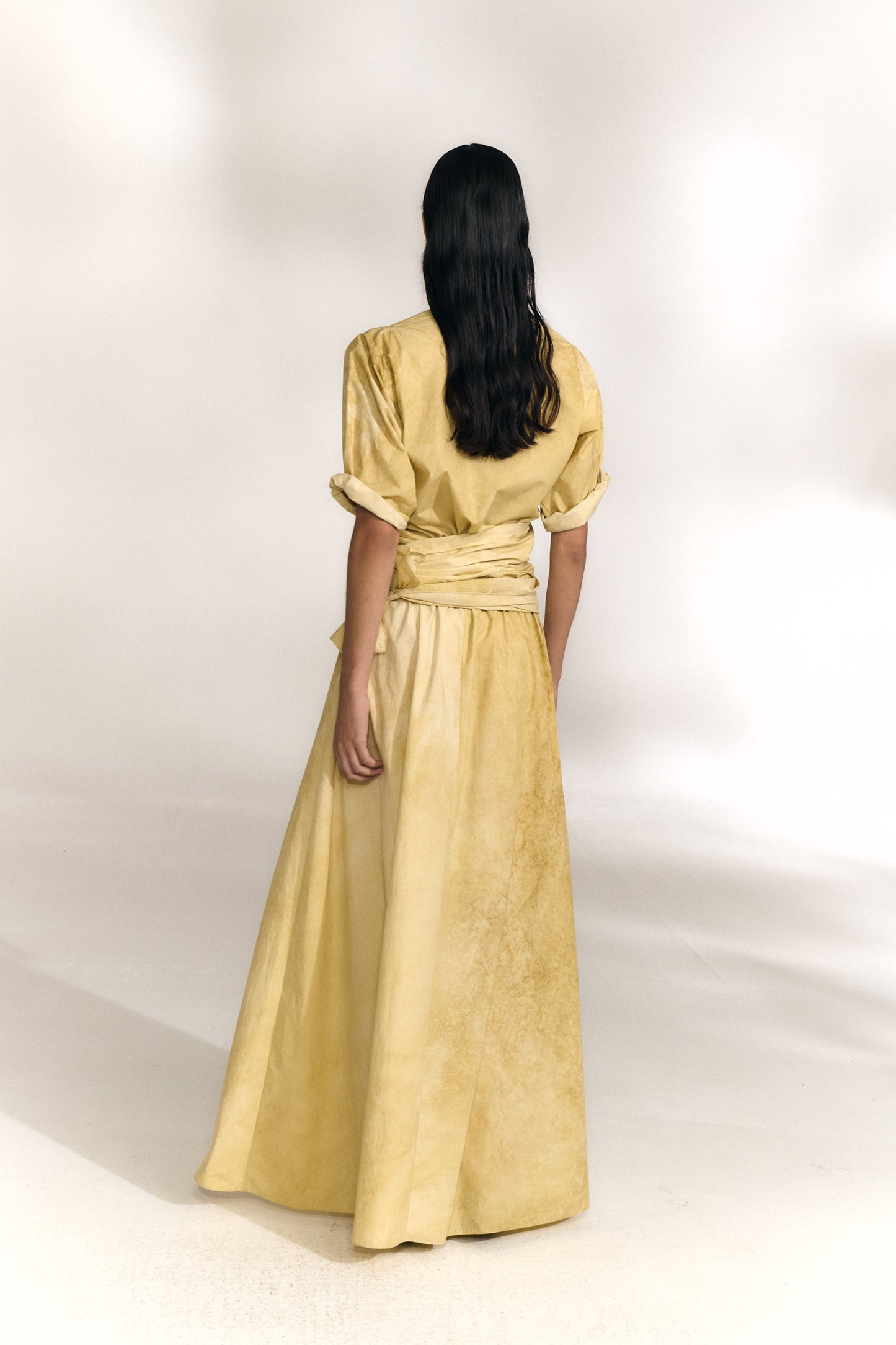 Yoko, falda larga beige mares maltinto