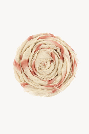 You, foulard de rayas rojo maltinto