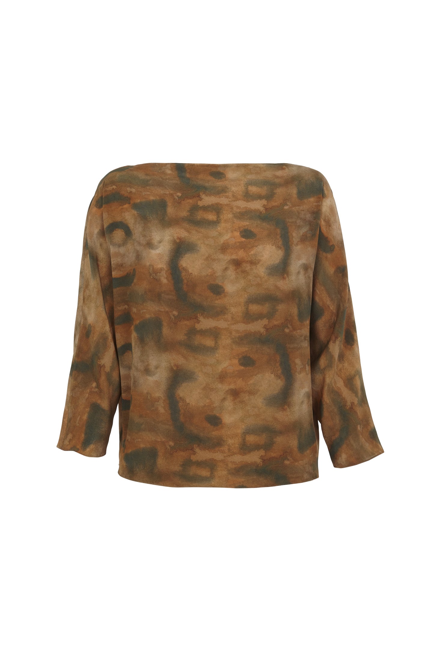 You, taiyo print silk top