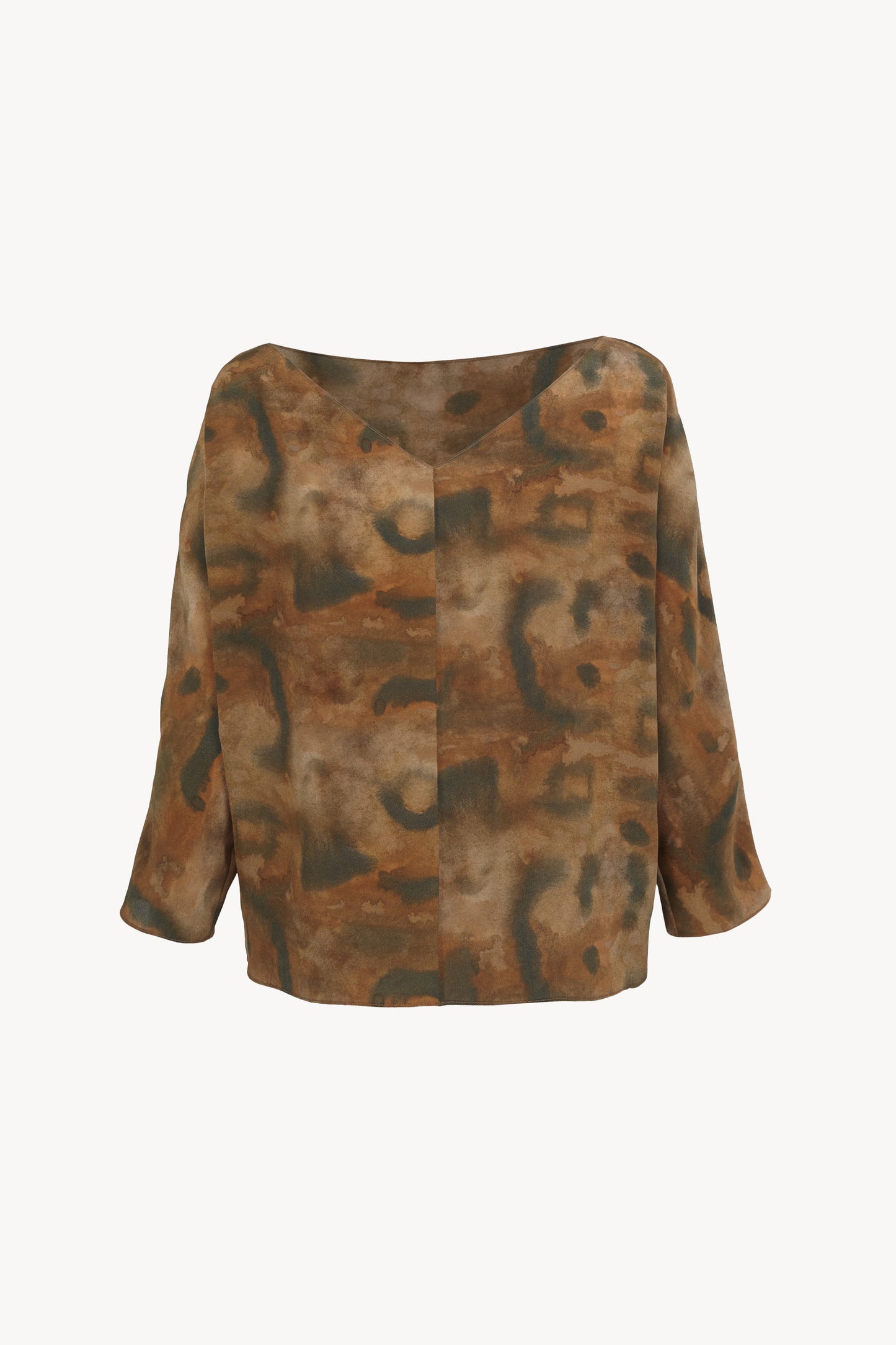 You, top de seda taiyo print
