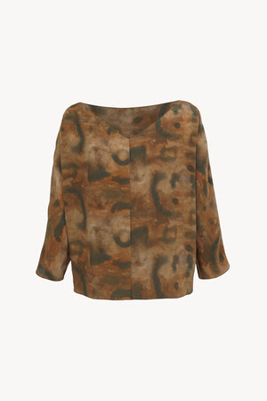 You, top de seda taiyo print