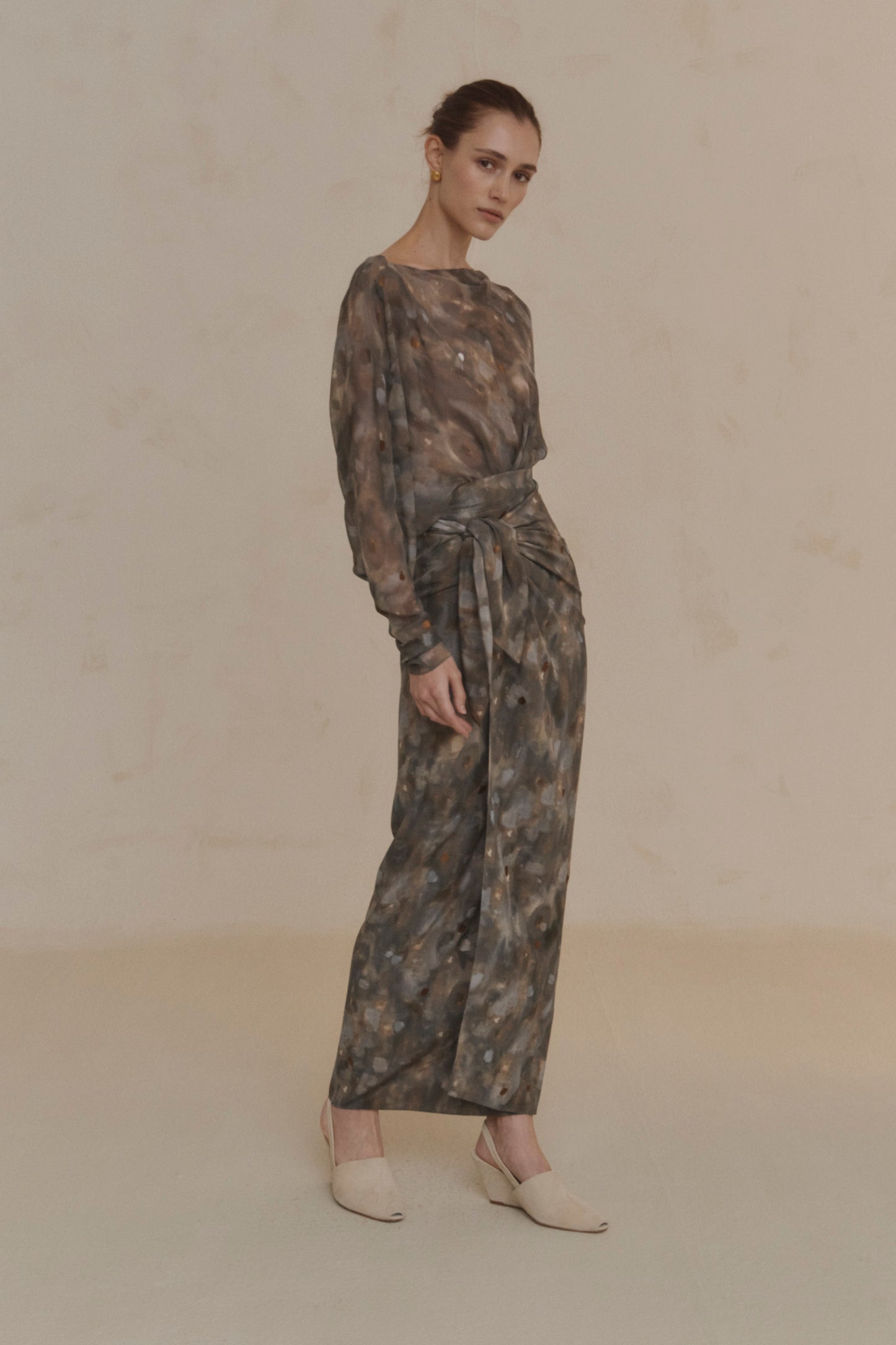 Umbra, ivory wedge sandal