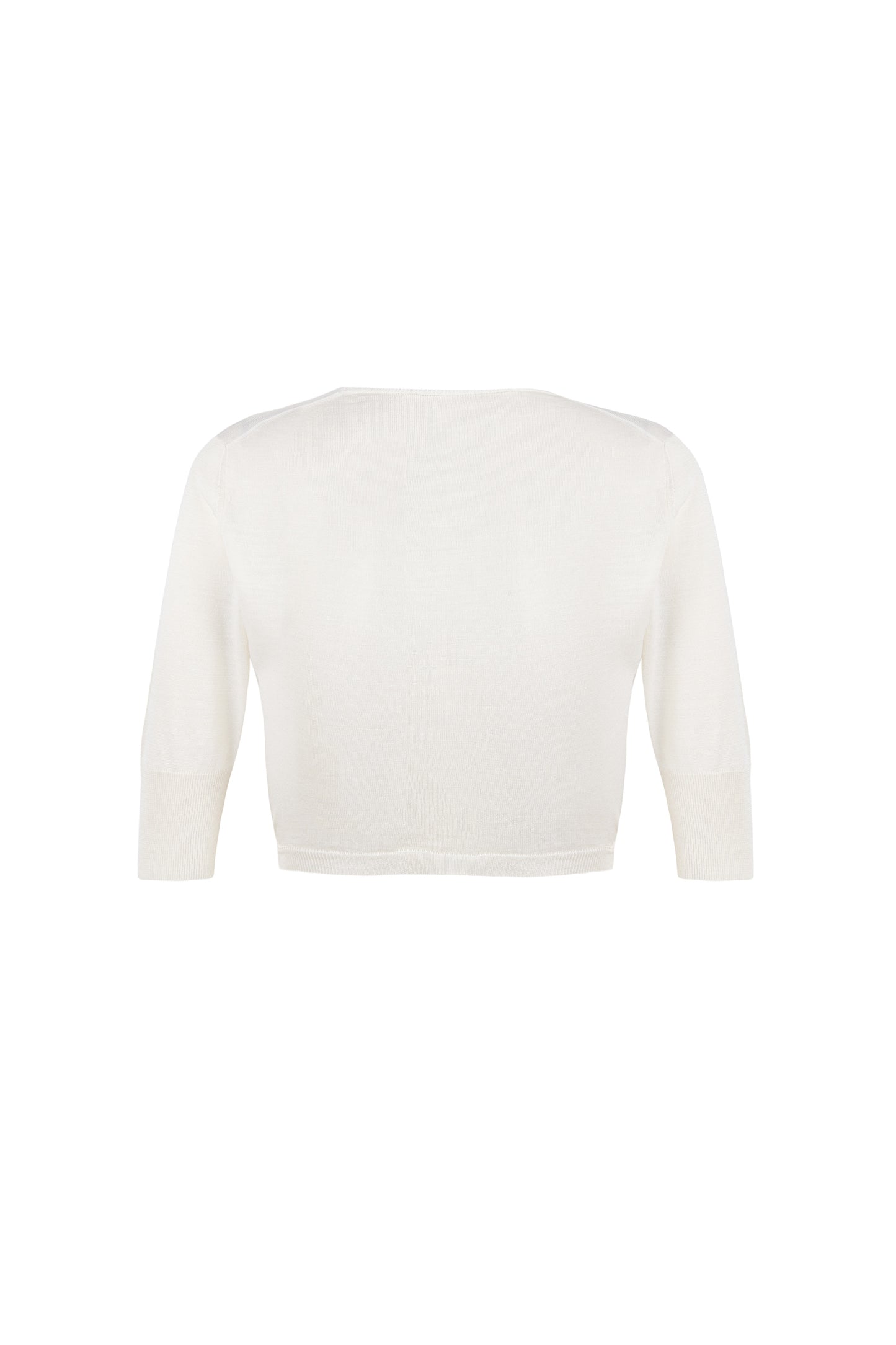 Dosha, ivory silk knitted top