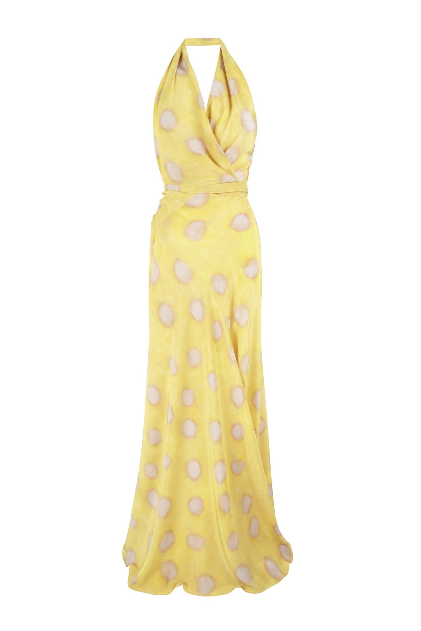 Fabia, silk dress with toy print