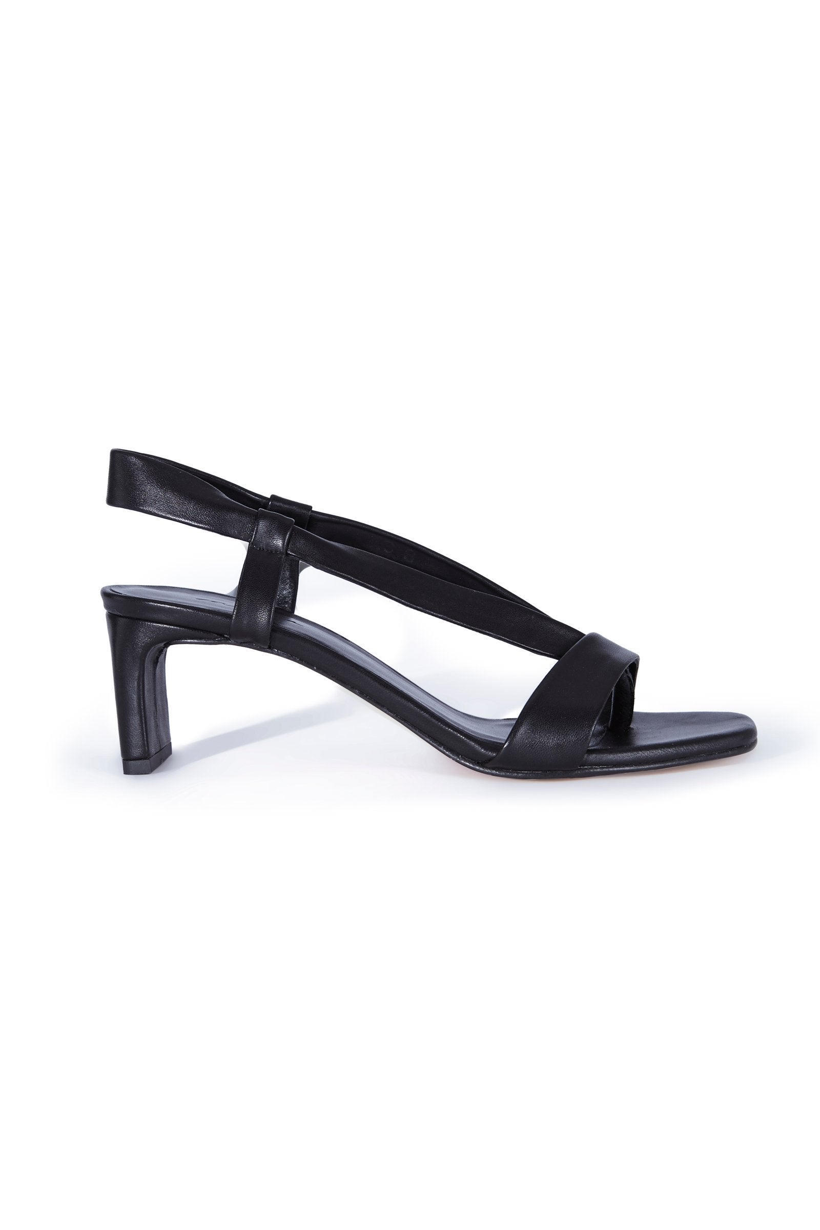 Sandalias discount negras cuero