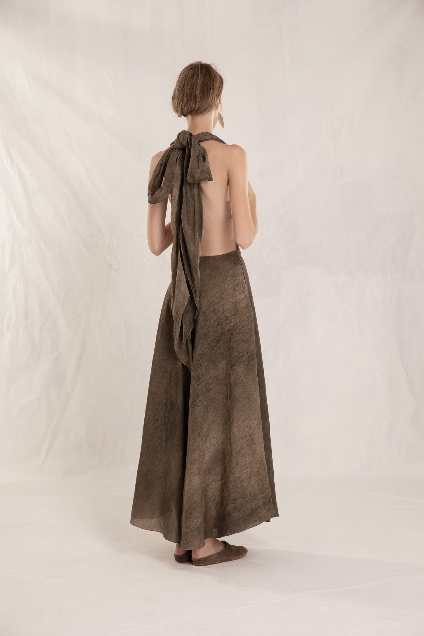 Formentera, vestido transformable en lino