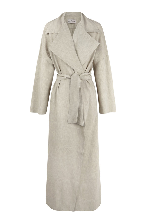 Cortana - Harare, coat in cupro and linen