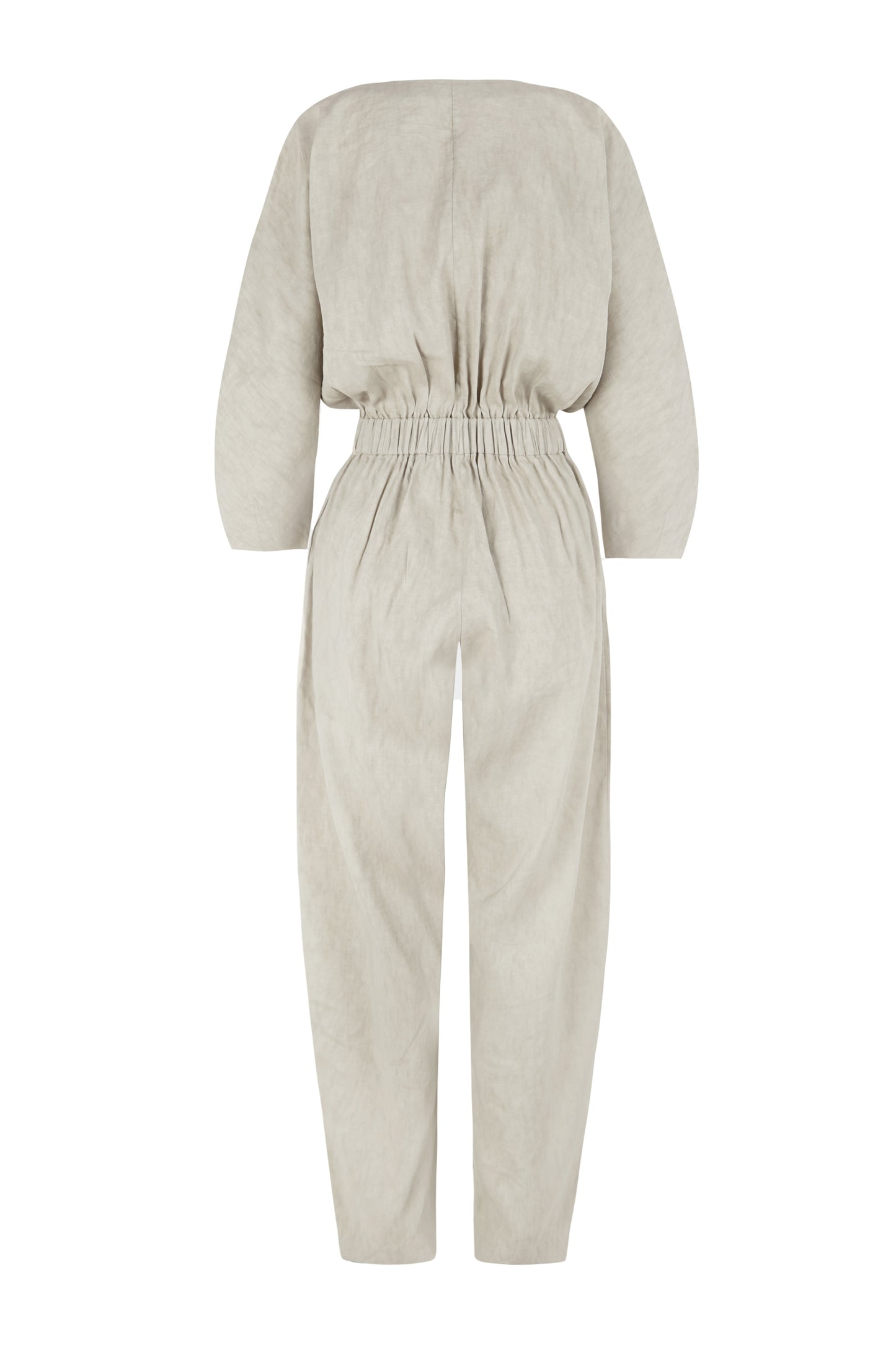 Harare, jumpsuit in cupro and linen